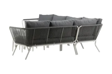 Roxo hjørnesofa hvit - Venture Home - Hagemøbler & utemiljø - Loungemøbler - Loungegrupper