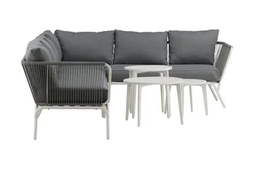Roxo hjørnesofa hvit - Venture Home - Hagemøbler & utemiljø - Loungemøbler - Loungegrupper