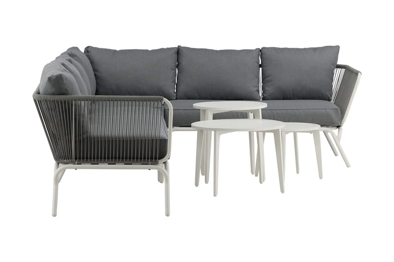 Roxo hjørnesofa hvit - Venture Home - Hagemøbler & utemiljø - Loungemøbler - Loungegrupper
