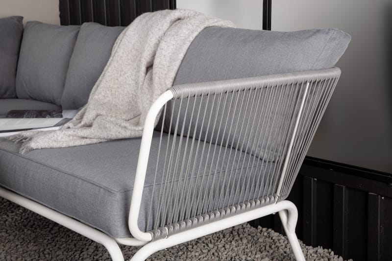 Roxo hjørnesofa hvit - Venture Home - Hagemøbler & utemiljø - Loungemøbler - Loungegrupper