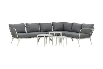 Roxo hjørnesofa hvit - Venture Home - Hagemøbler & utemiljø - Loungemøbler - Loungegrupper