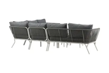 Roxo hjørnesofa hvit - Venture Home - Hagemøbler & utemiljø - Loungemøbler - Loungegrupper