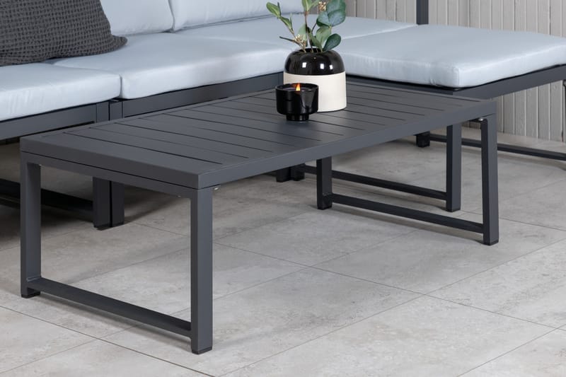 Salvador Loungegruppe - Grå/Svart - Hagemøbler & utemiljø - Loungemøbler - Loungegrupper