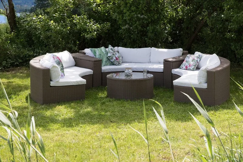 Severo Loungegruppe 102 cm - Brun - Hagemøbler & utemiljø - Loungemøbler - Loungegrupper