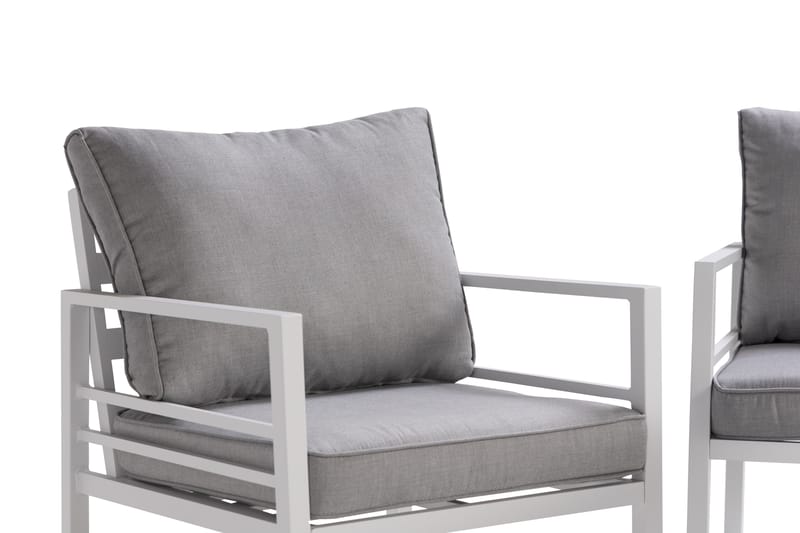 Sofagruppe Ariany - Hvit/Grå - Hagemøbler & utemiljø - Loungemøbler - Loungegrupper