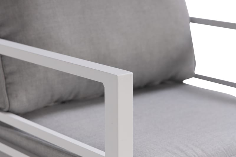 Sofagruppe Ariany - Hvit/Grå - Hagemøbler & utemiljø - Loungemøbler - Loungegrupper