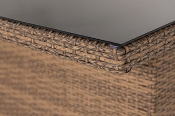 Sofagruppe James Høyre Glass - Sand - Hagemøbler & utemiljø - Loungemøbler - Loungegrupper