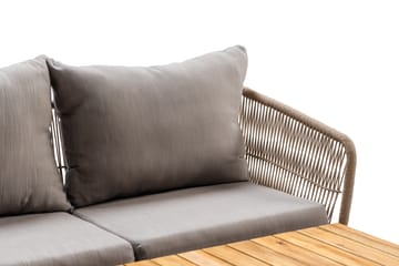 Sofagruppe Morocco - Akasie|Brun|Beige - Hagemøbler & utemiljø - Loungemøbler - Loungegrupper