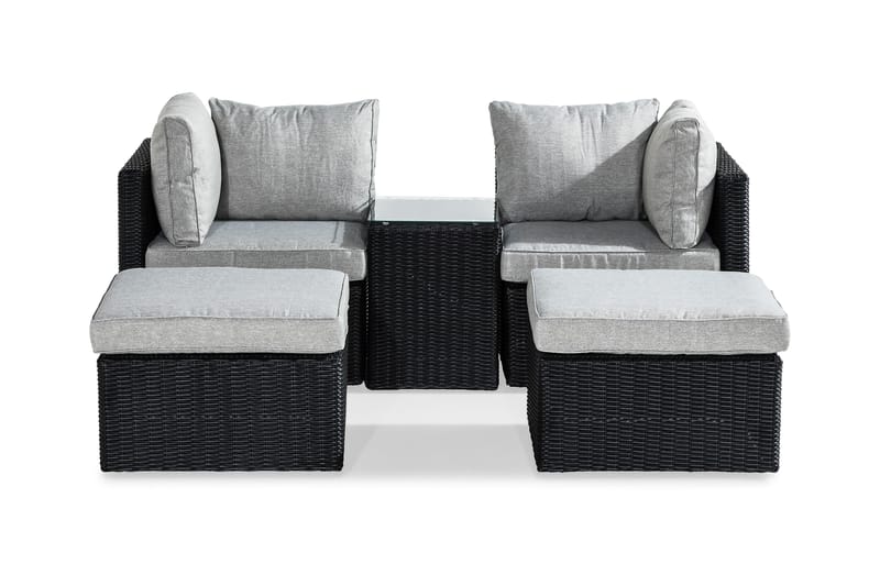 Sofagruppe Zambia - Beige|Grå - Loungegrupper - Sofagruppe utendørs