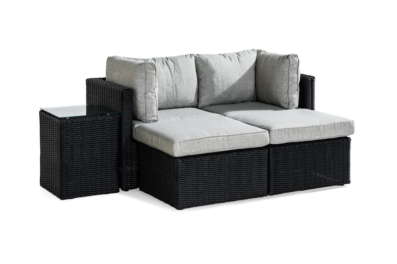 Sofagruppe Zambia - Beige|Grå - Loungegrupper - Sofagruppe utendørs