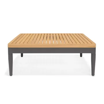 TOPAZ Sett Dagbedd + 2-seter sofa + sofabord 73 cm - Magnesiumgrå - Hagemøbler & utemiljø - Loungemøbler - Loungegrupper