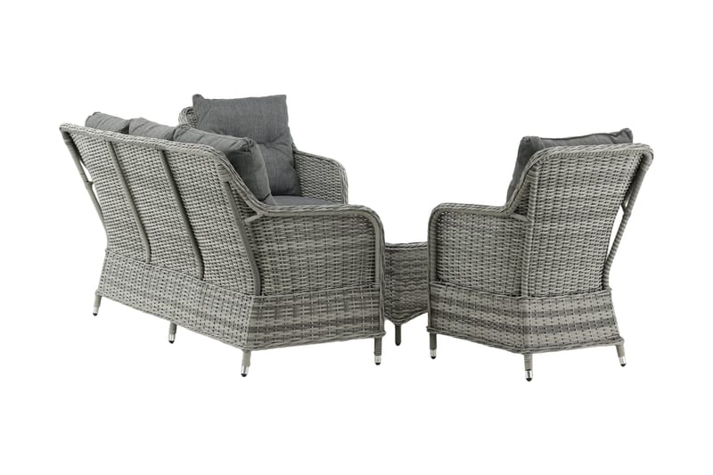 Vikelund loungegruppe utendørs - Grå - Hagemøbler & utemiljø - Loungemøbler - Loungegrupper