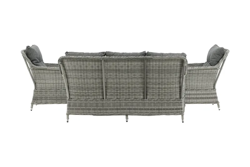 Vikelund loungegruppe utendørs - Grå - Hagemøbler & utemiljø - Loungemøbler - Loungegrupper