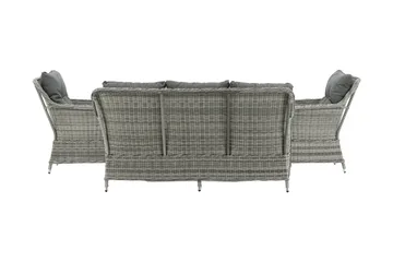 Vikelund loungegruppe utendørs - Grå - Hagemøbler & utemiljø - Loungemøbler - Loungegrupper