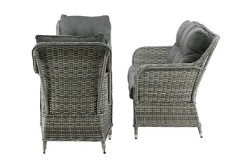 Vikelund loungegruppe utendørs - Grå - Hagemøbler & utemiljø - Loungemøbler - Loungegrupper