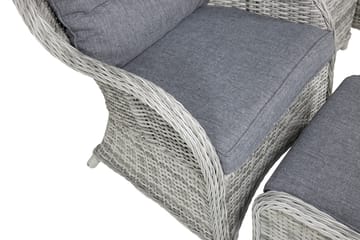 Vikelund loungegruppe utendørs - Grå - Hagemøbler & utemiljø - Loungemøbler - Loungegrupper