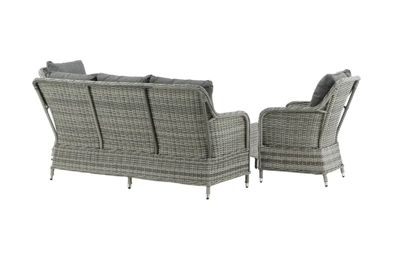 Vikelund loungegruppe utendørs - Grå - Hagemøbler & utemiljø - Loungemøbler - Loungegrupper