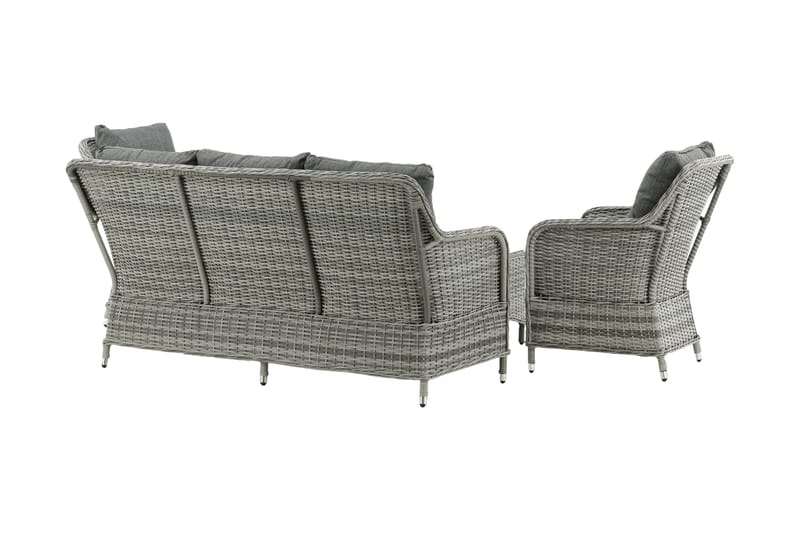 Vikelund loungegruppe utendørs - Grå - Hagemøbler & utemiljø - Loungemøbler - Loungegrupper