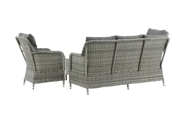 Vikelund loungegruppe utendørs - Grå - Hagemøbler & utemiljø - Loungemøbler - Loungegrupper