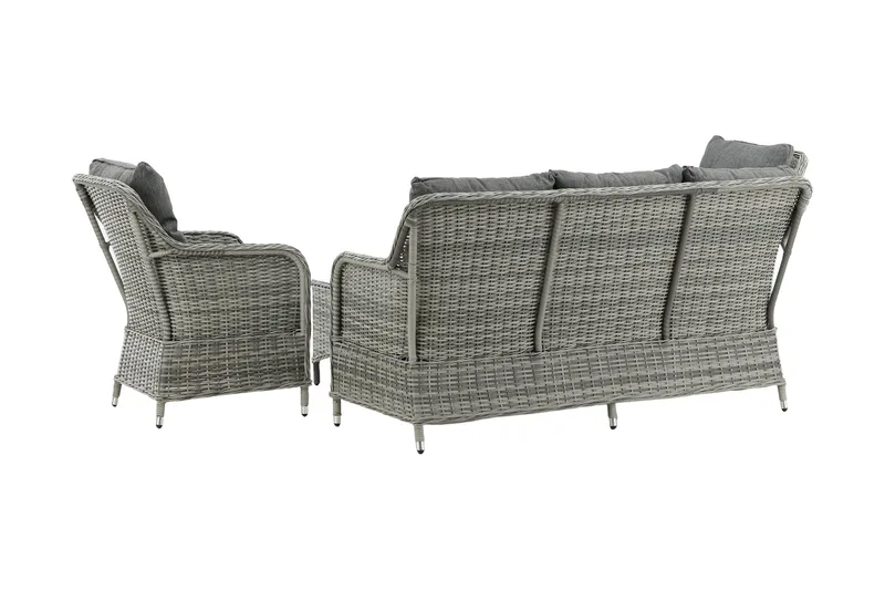 Vikelund loungegruppe utendørs - Grå - Hagemøbler & utemiljø - Loungemøbler - Loungegrupper