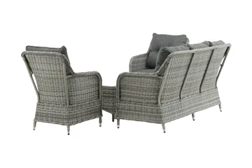 Vikelund loungegruppe utendørs - Grå - Hagemøbler & utemiljø - Loungemøbler - Loungegrupper