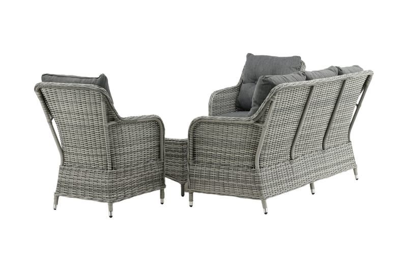 Vikelund loungegruppe utendørs - Grå - Hagemøbler & utemiljø - Loungemøbler - Loungegrupper
