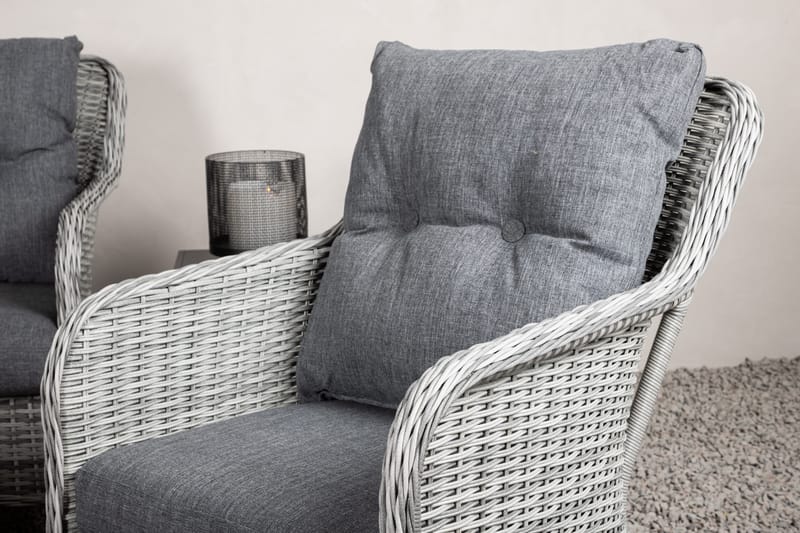 Vikelund loungegruppe utendørs - Grå - Hagemøbler & utemiljø - Loungemøbler - Loungegrupper