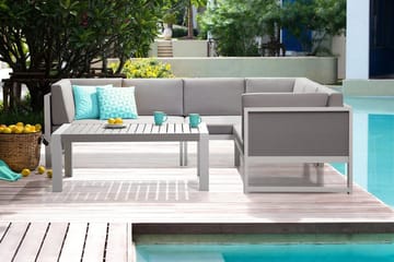 Vinci Loungegruppe 120 cm - Grå - Hagemøbler & utemiljø - Loungemøbler - Loungegrupper