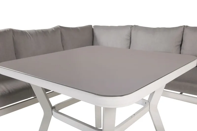 Virya Hjørneloungegruppe med Puter Grå - Venture Home - Hagemøbler & utemiljø - Loungemøbler - Loungegrupper