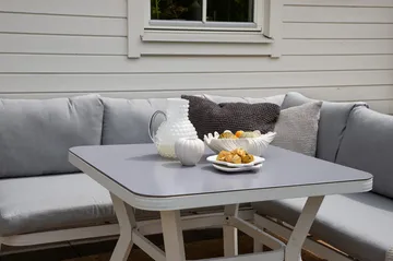Virya Hjørneloungegruppe med Puter Grå - Venture Home - Hagemøbler & utemiljø - Loungemøbler - Loungegrupper