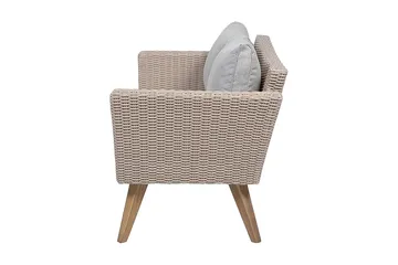 Vittoria Loungegruppe 91 cm - Brun - Hagemøbler & utemiljø - Loungemøbler - Loungegrupper