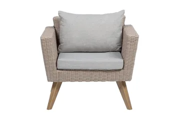 Vittoria Loungegruppe - Tre / Natur - Hagemøbler & utemiljø - Loungemøbler - Loungegrupper