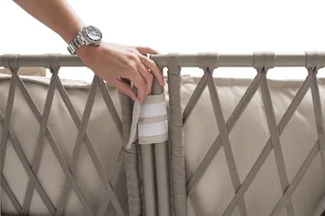 Loungesofa Hillerstorp Jet Set 3-seter - Beige - Hagemøbler & utemiljø - Loungemøbler - Loungesofaer