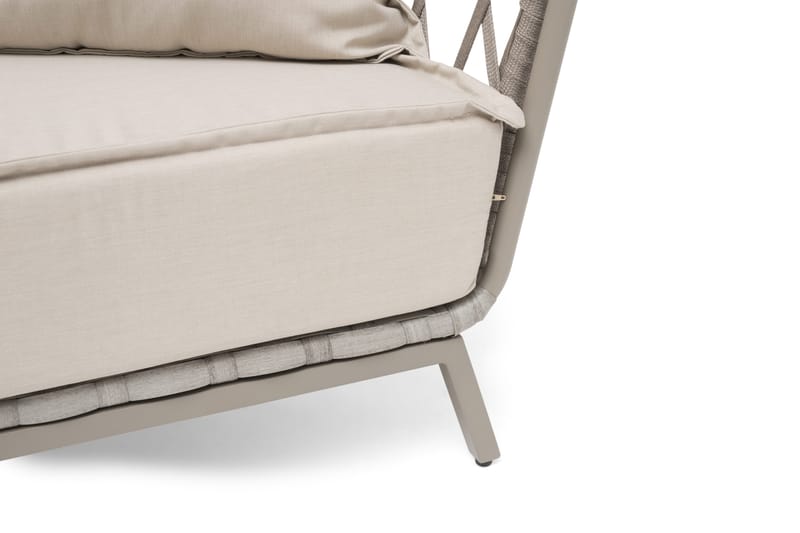 Loungesofa Hillerstorp Jet Set 3-seter - Beige - Hagemøbler & utemiljø - Loungemøbler - Loungesofaer