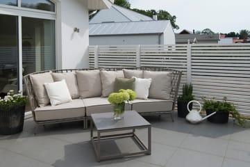 Loungesofa Hillerstorp Jet Set 3-seter - Beige - Hagemøbler & utemiljø - Loungemøbler - Loungesofaer