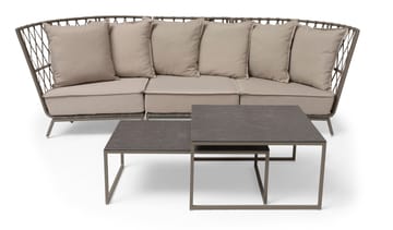 Loungesofa Hillerstorp Jet Set 3-seter - Beige - Hagemøbler & utemiljø - Loungemøbler - Loungesofaer