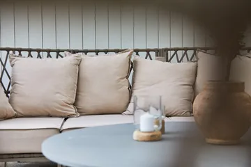 Loungesofa Hillerstorp Jet Set 3-seter - Beige - Hagemøbler & utemiljø - Loungemøbler - Loungesofaer