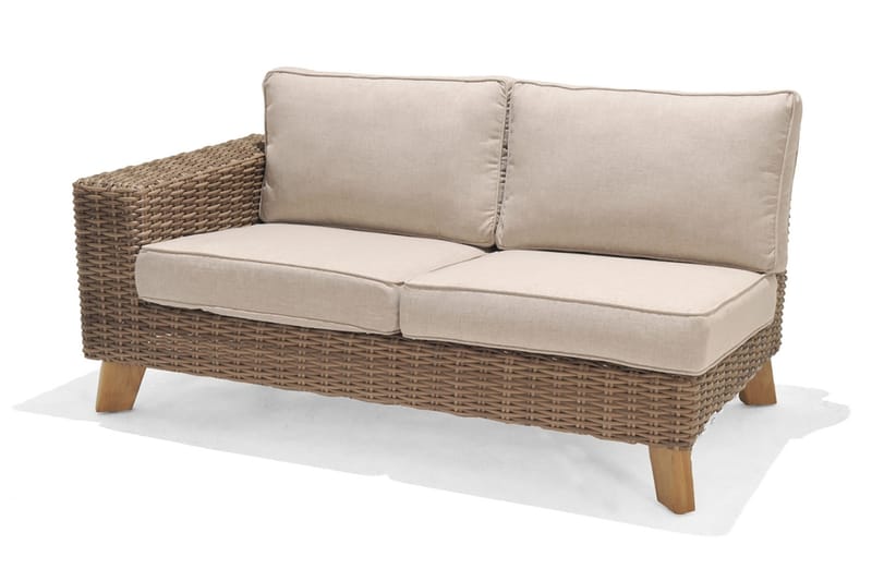 2-seter Sofa Bahamas Høyre - Beige - Loungesofaer - Balkongsofa - Utesofa