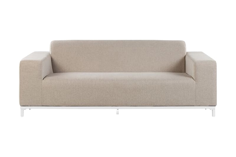 3-seters Hughen sofa - Beige - Loungesofaer - Utesofa