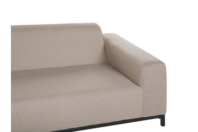 3-seters Sofa Hughen - Beige/Svart - Loungesofaer - Utesofa