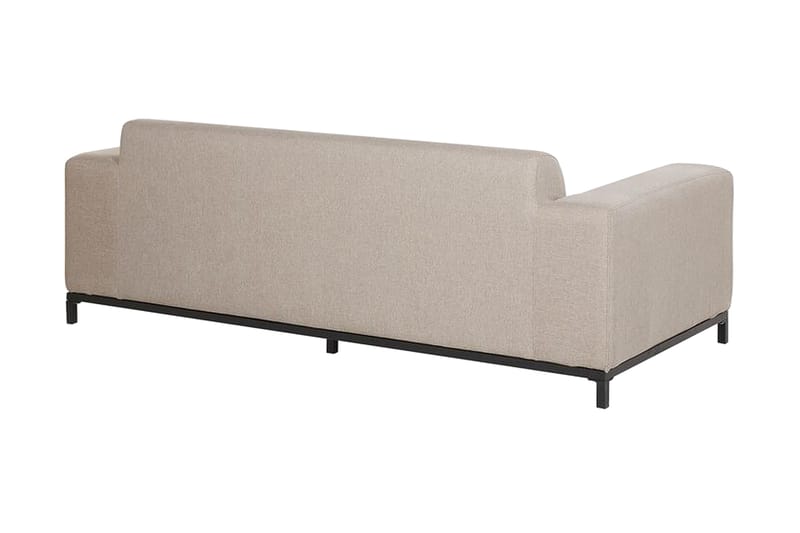 3-seters Sofa Hughen - Beige/Svart - Loungesofaer - Utesofa