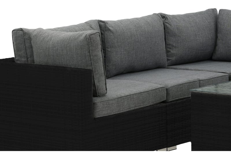 Amazon Loungesofa - Svart - Hagemøbler & utemiljø - Loungemøbler - Loungegrupper