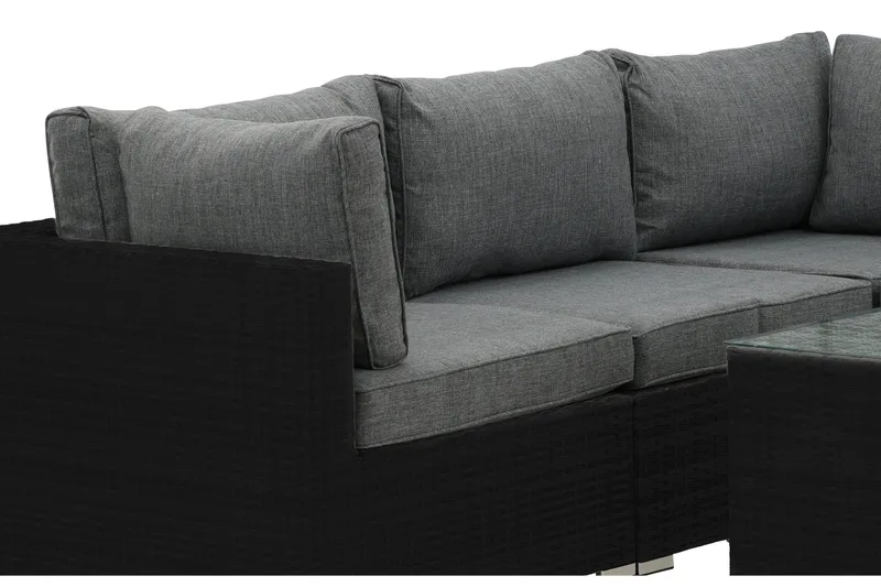 Amazon Loungesofa - Svart - Hagemøbler & utemiljø - Loungemøbler - Loungegrupper
