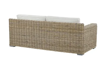 Apriliana 2-seters sofa - Kunstrotting / Lys brun - Hagemøbler & utemiljø - Loungemøbler - Loungesofaer