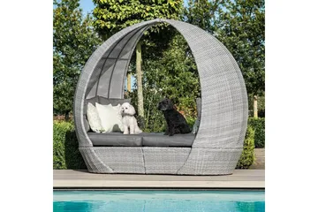 Ascot Dagseng 118x215xH187 cm Grå - Hagemøbler & utemiljø - Loungemøbler - Loungesofaer