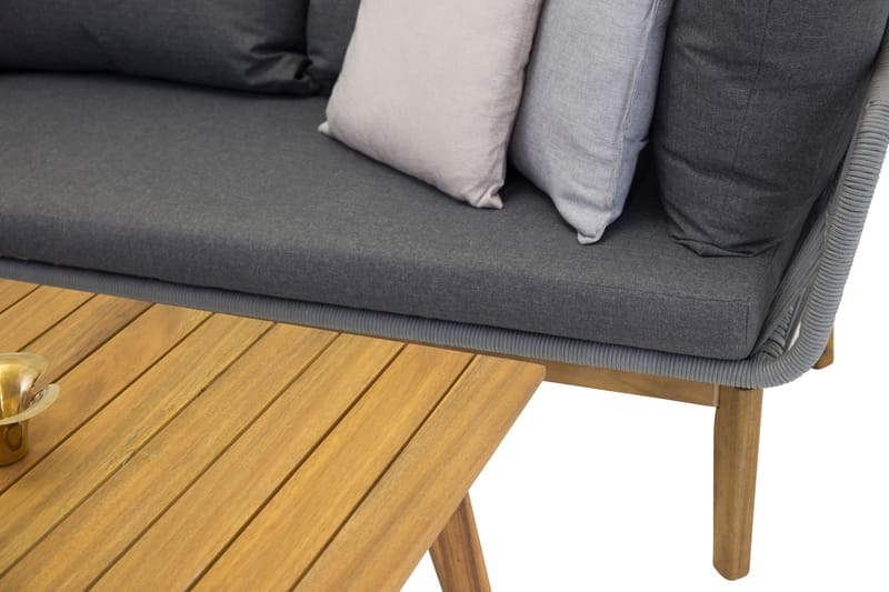 Chania Hjørnesofa - Grå - Hagemøbler & utemiljø - Utesofa - Hagesofa & hagebenk