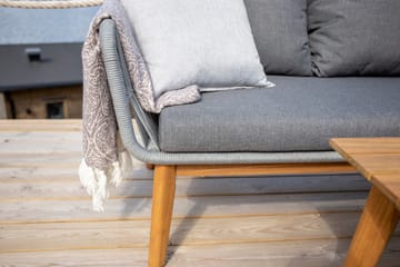 Chania Hjørnesofa - Grå - Hagemøbler & utemiljø - Utesofa - Hagesofa & hagebenk