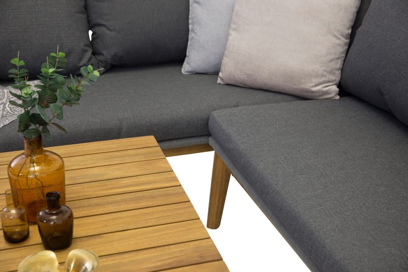Chania Hjørnesofa - Grå - Hagemøbler & utemiljø - Utesofa - Hagesofa & hagebenk