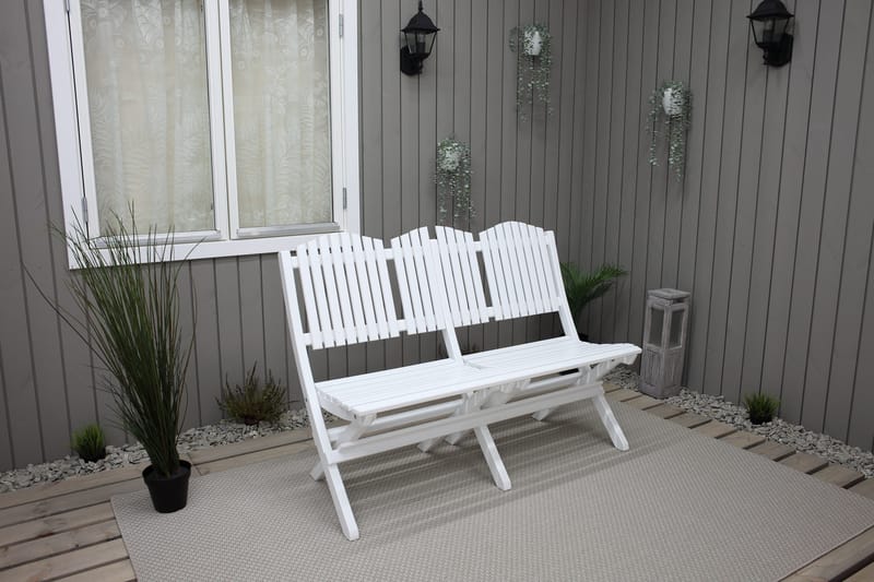 Delpino Sofa - Hvit - Hagemøbler & utemiljø - Loungemøbler - Loungesofaer