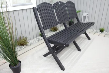 Delpino Sofa - Kaffesvart - Hagemøbler & utemiljø - Loungemøbler - Loungesofaer